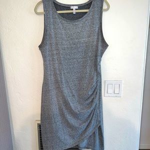 Grey Tank Scrunch Dress